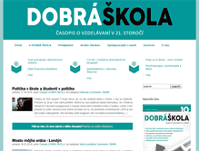 Tablet Screenshot of dobraskola.com